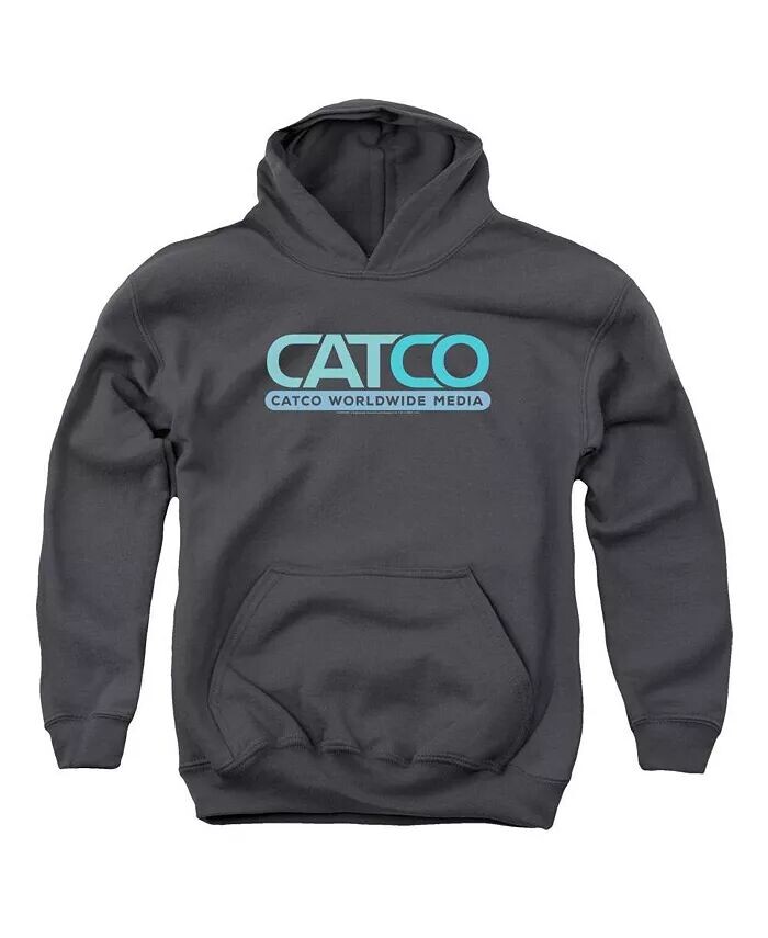 

Толстовка с капюшоном Catco Logo Pull Over Hoodie для мальчиков и девочек Supergirl, серый