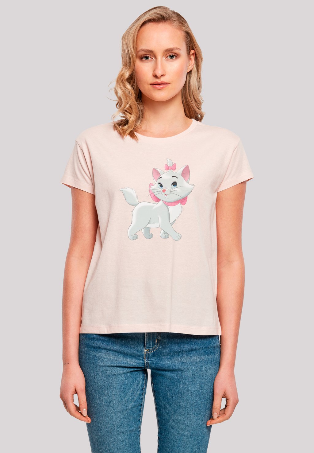 

Футболка с принтом DISNEY ARISTOCATS MARIE BEAUTY F4NT4STIC, розовый