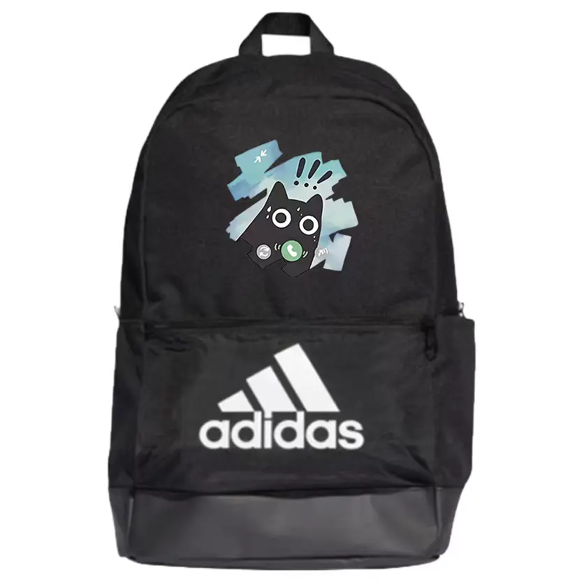 

Adidas Полиэстеровый рюкзак обычный унисекс черный, Quirky
