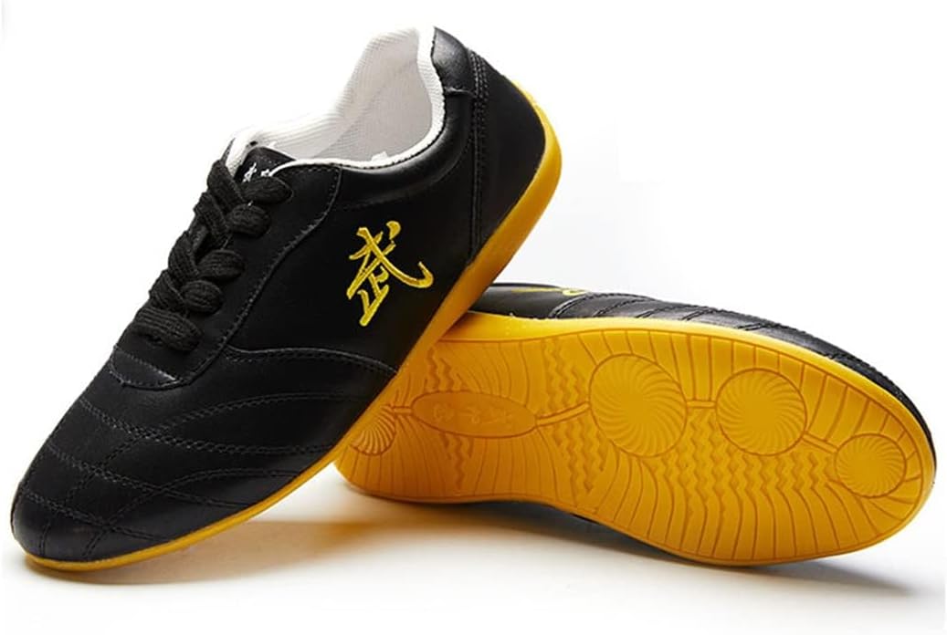 

Кроссовки для кунг-фу и тайцзи, традиционные китайские боевые искусства, прогулочные кроссовки, низкие легкие кроссовки для винчун для мужчин и женщин Ukuboxbag, черный