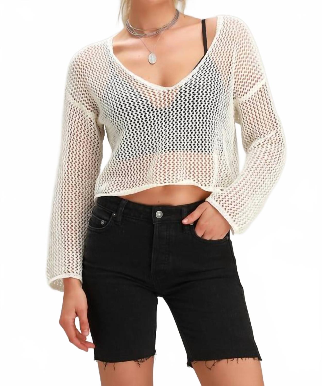 

Шорты Bermuda с бахромой Avery Denim черные Free People