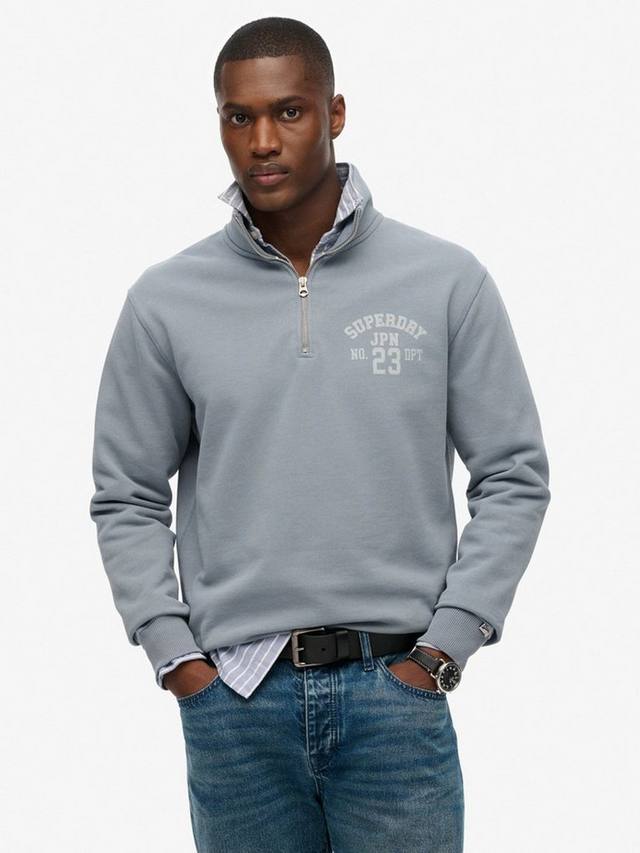 

Спортивная толстовка 1/2 Zip, Stone Blue Grey Superdry, Stone Blue Grey
