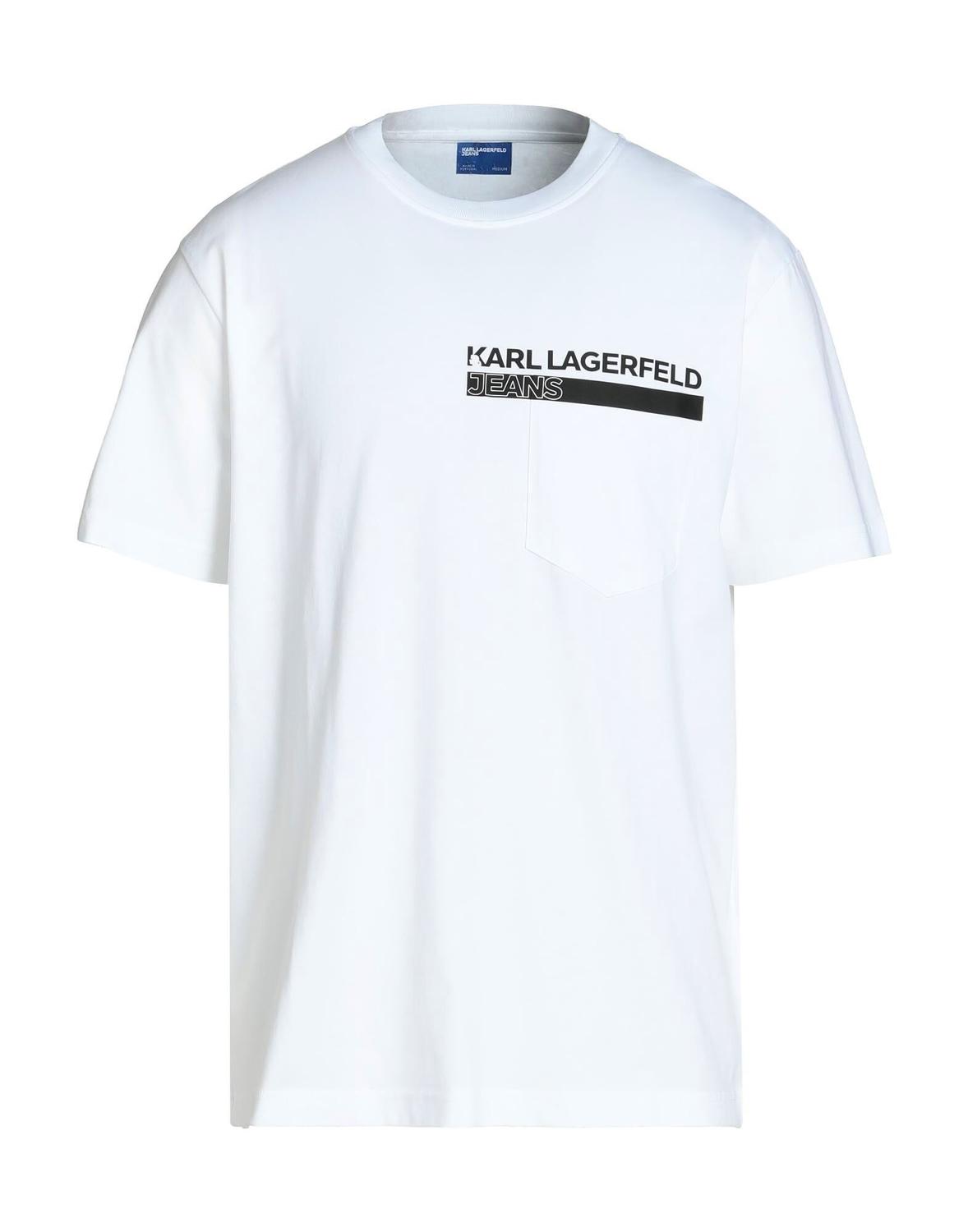 

Футболка Klj Regular Sslv Pocket Tee Karl Lagerfeld, белый