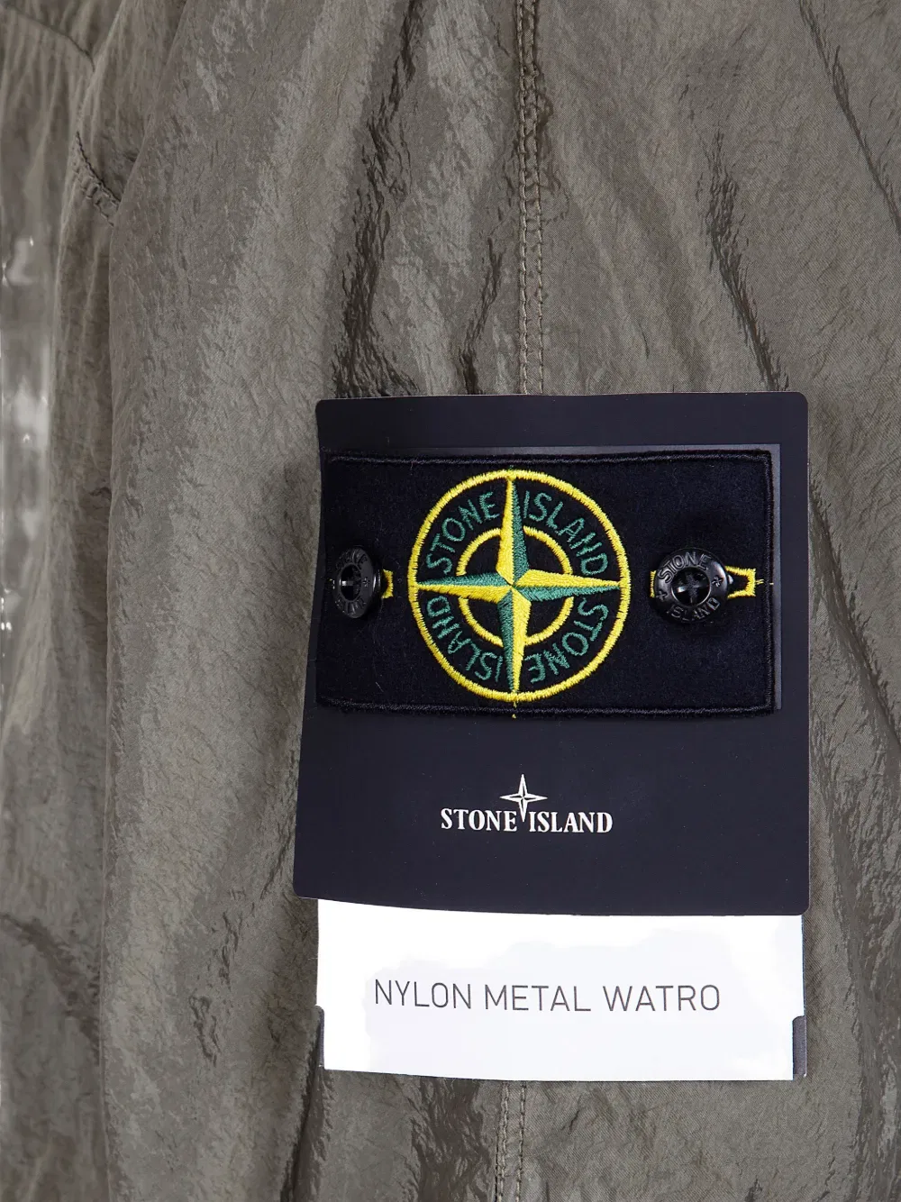 Пиджак со стоячим воротником Stone Island, зеленый — фото 3