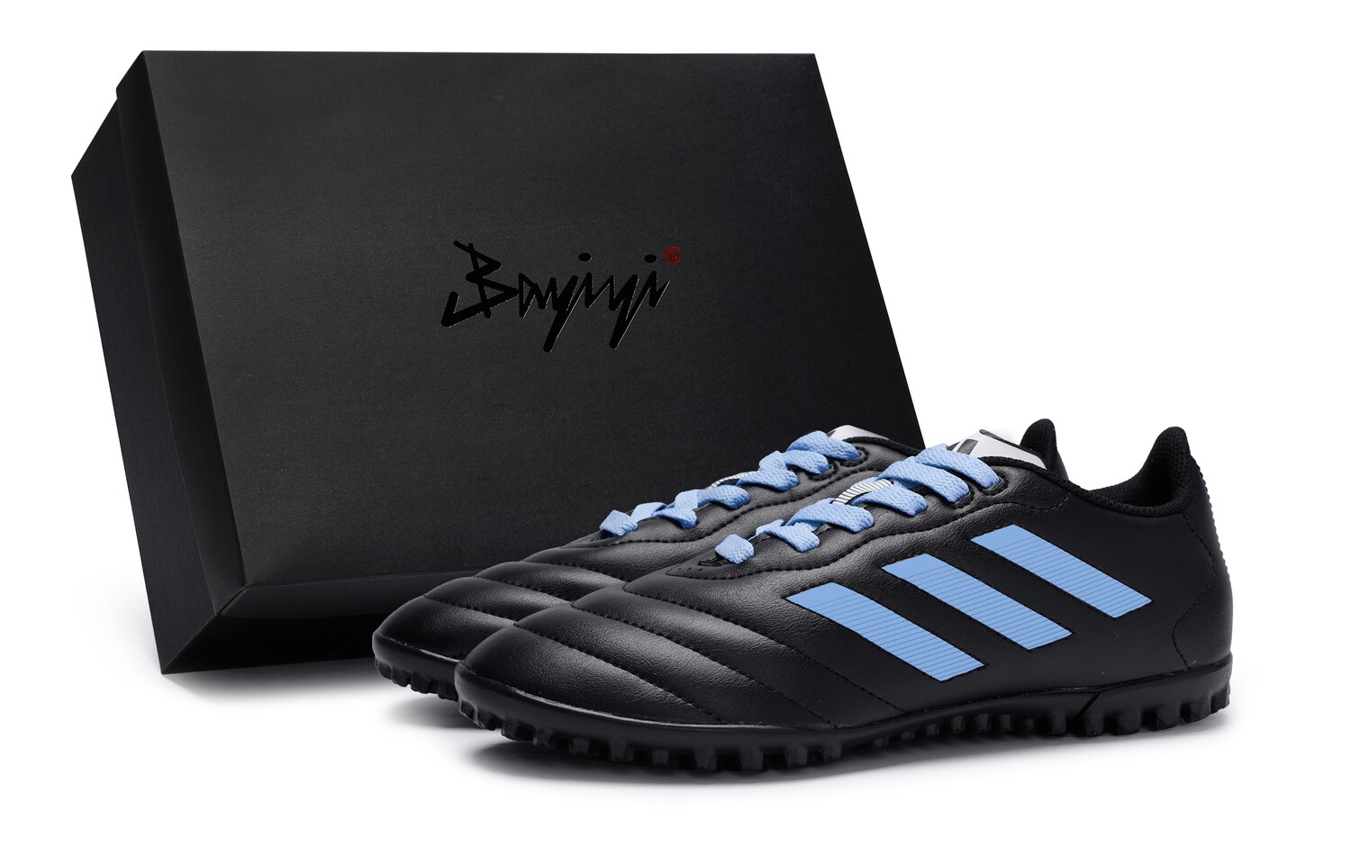 

Футбольные бутсы GOLETTO VII унисекс с низким верхом синего цвета Adidas, черный/синий