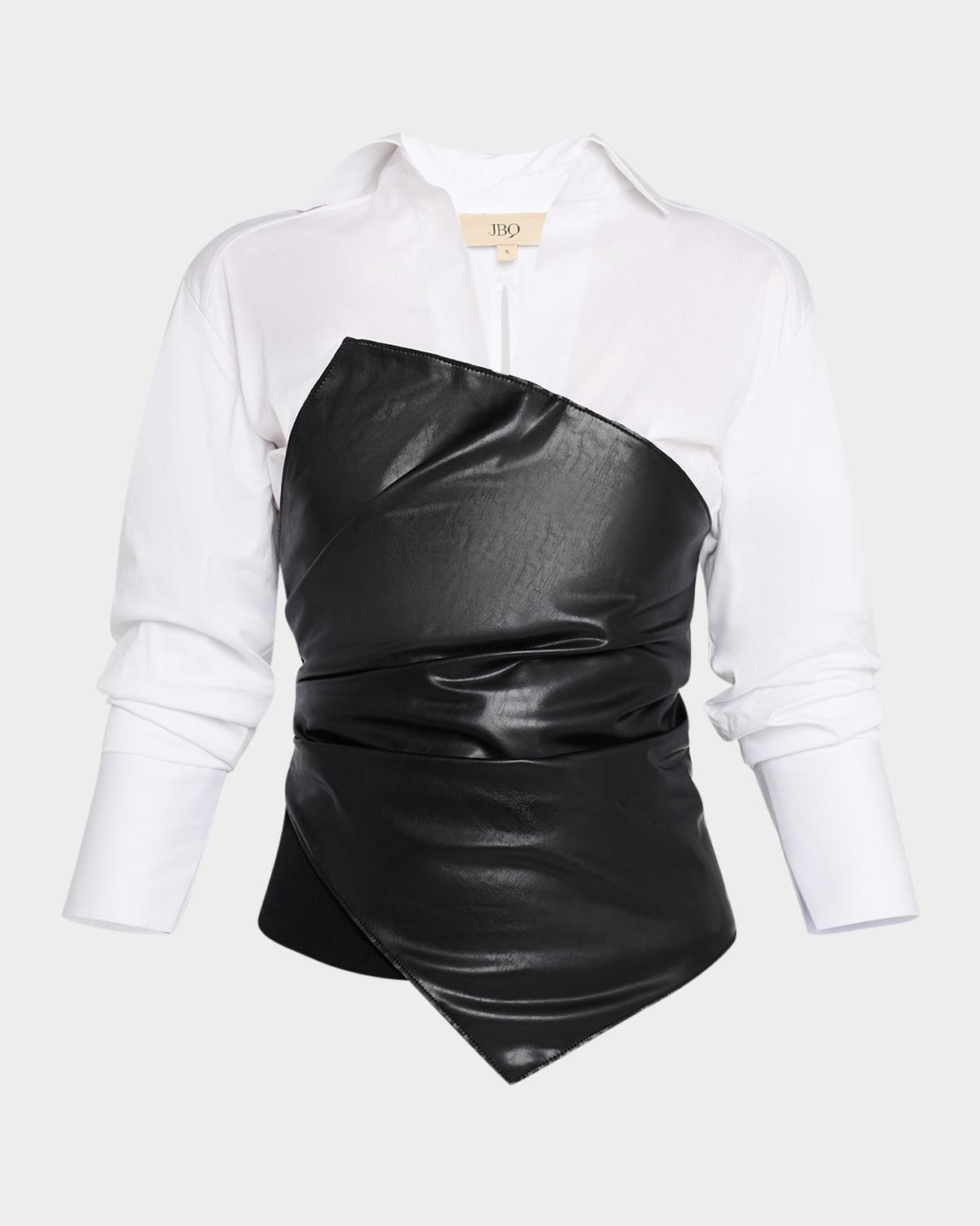 

Топ Millicent Mixed Media JBQ, черный