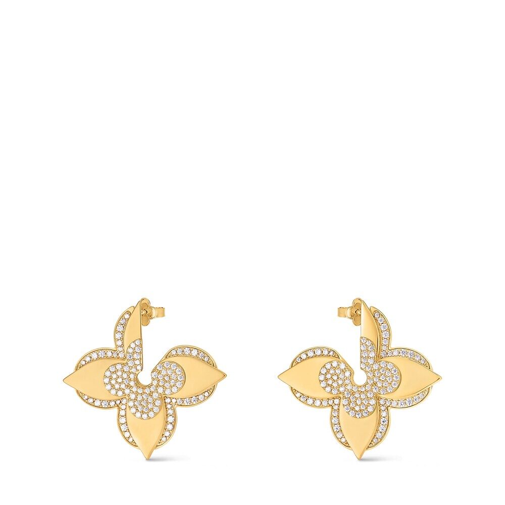 

Серьги-медальоны LV Louis Vuitton, золотой
