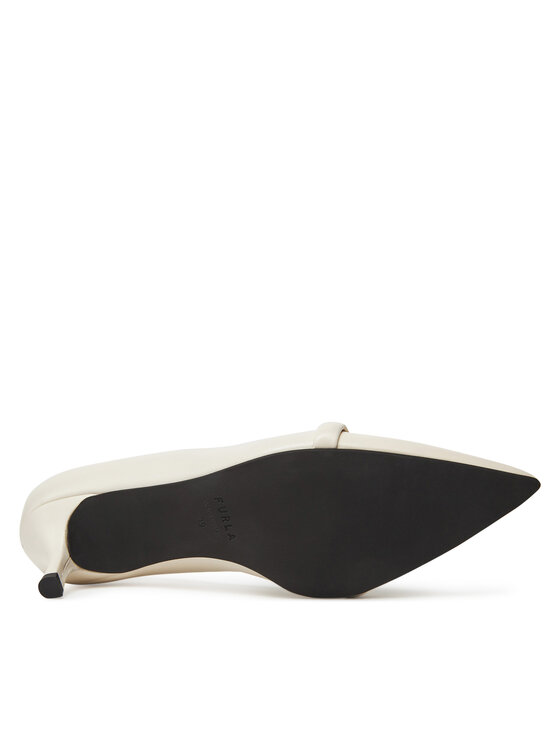 Туфли на высоком каблуке Core Decollete T.50 YH42FCD X30000 IT 1704S Furla, белый — фото 4