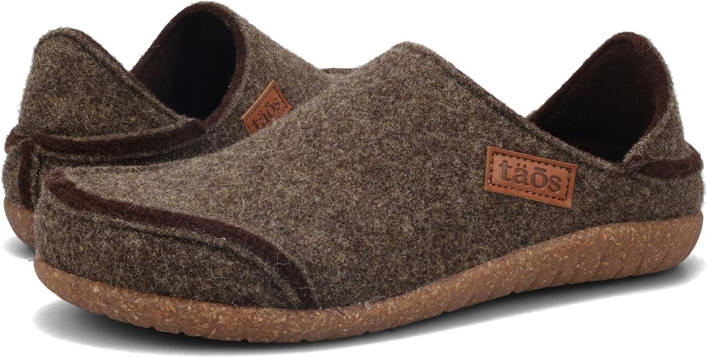 

Тапочки Convertawool Taos Footwear, цвет Brown Olive
