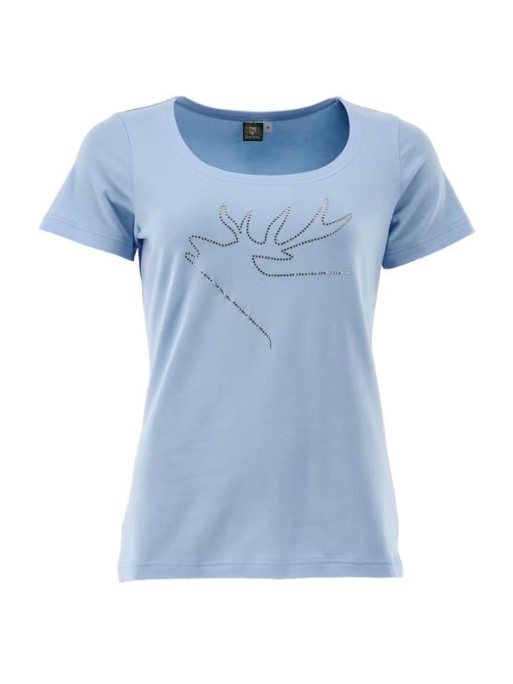 

Футболка Zorino светло-голубого/синего цвета OS-Trachten, Синий, Футболка Zorino светло-голубого/синего цвета OS-Trachten