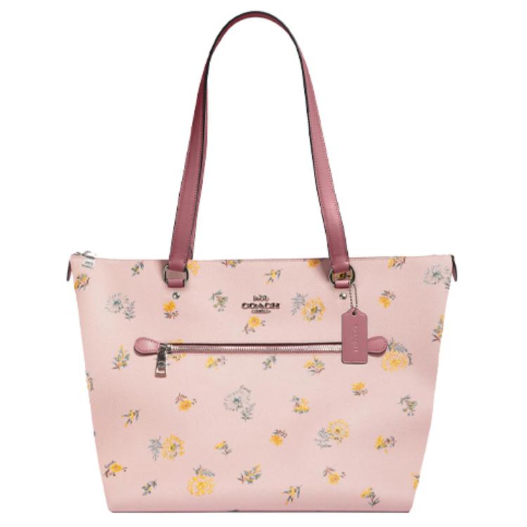

COACH Сумка-шоппер Gallery Leather, женская, розовая, через плечо