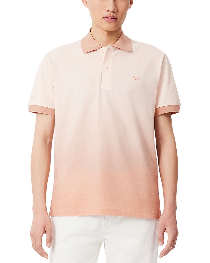 

Омбре Поло Lacoste, оранжевый