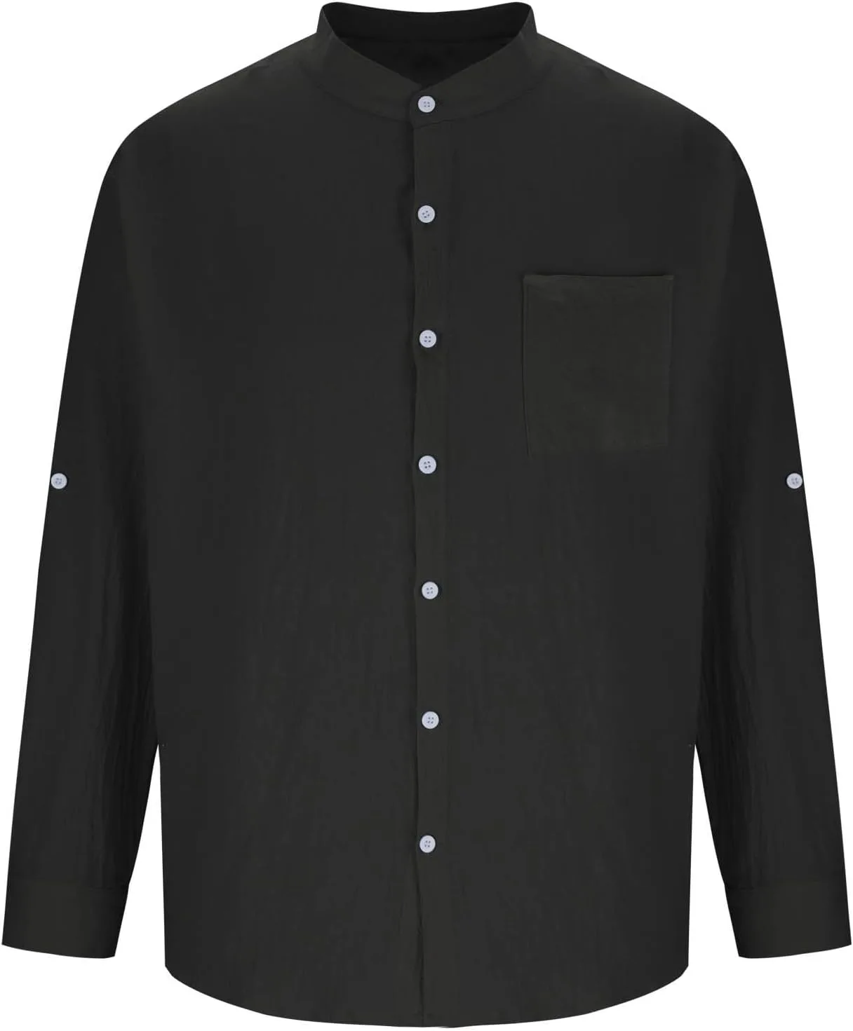 Мужская рубашка с длинным рукавом Cotton Linen Button Down — фото 3