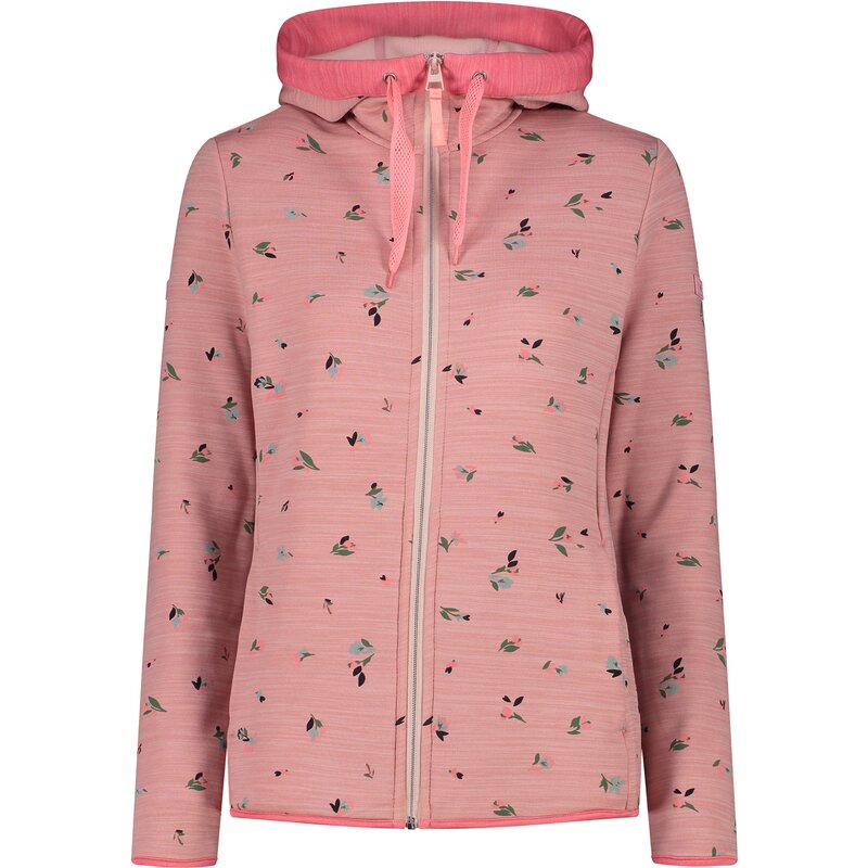 

Толстовка с капюшоном женская куртка с фиксированным капюшоном Cmp, цвет rose mel.