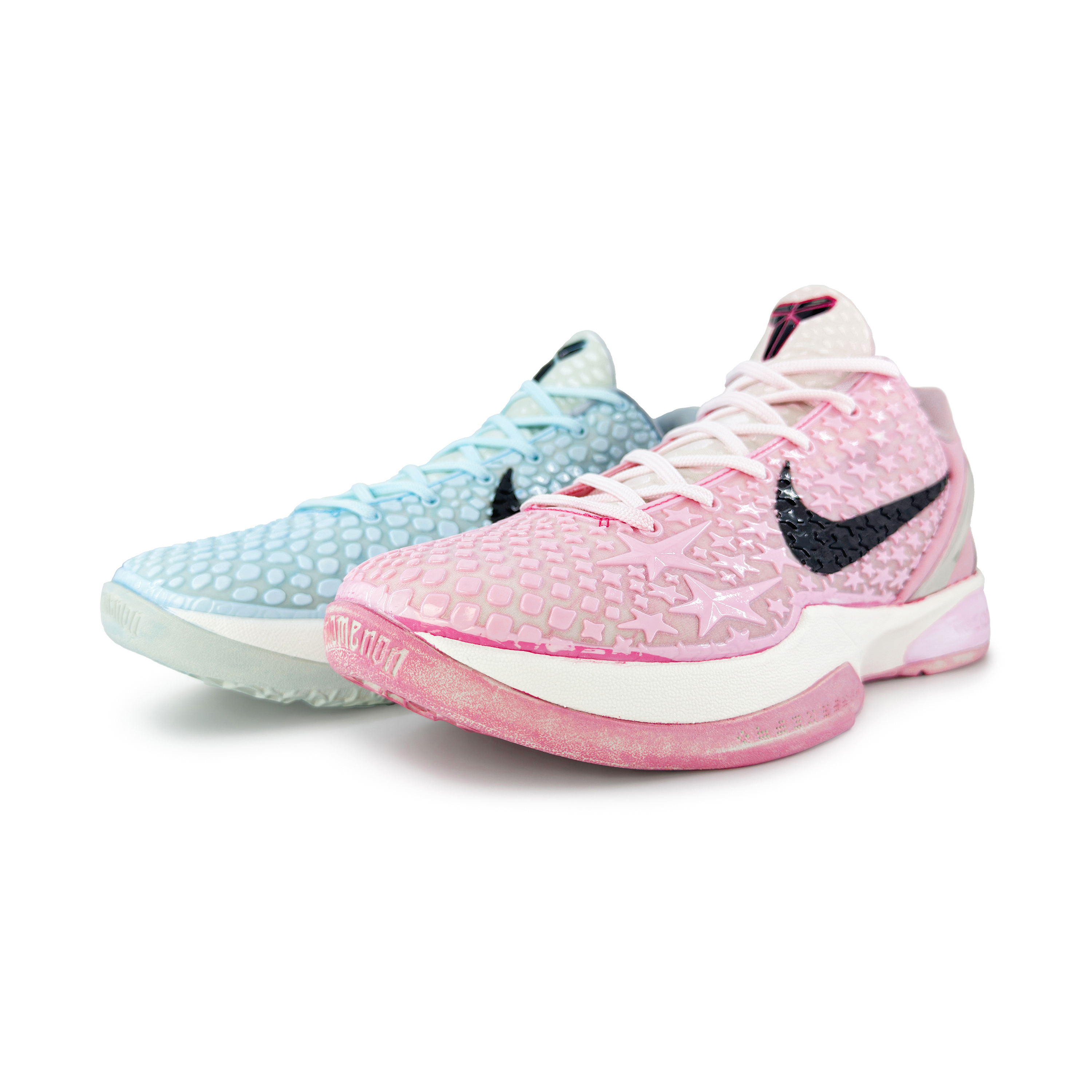 

Nike Баскетбольные кроссовки Zoom Kobe 6 'All Star 2.0' All Star 2.0 с амортизацией и износостойкостью, низкие, мужские, розово-синие