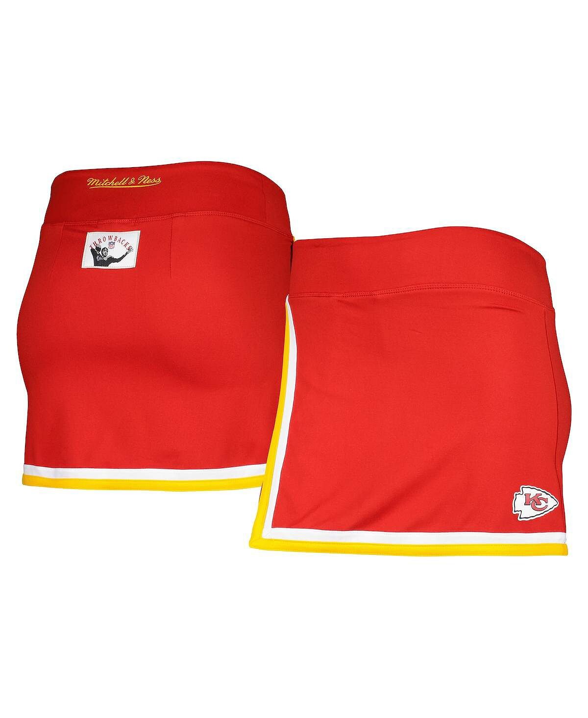 

Женская красная юбка Kansas City Chiefs Mitchell & Ness, красный