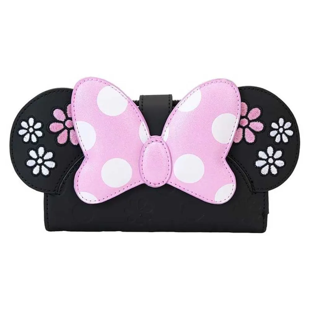 

Кошелек Loungefly Floral Rock Minnie, черный