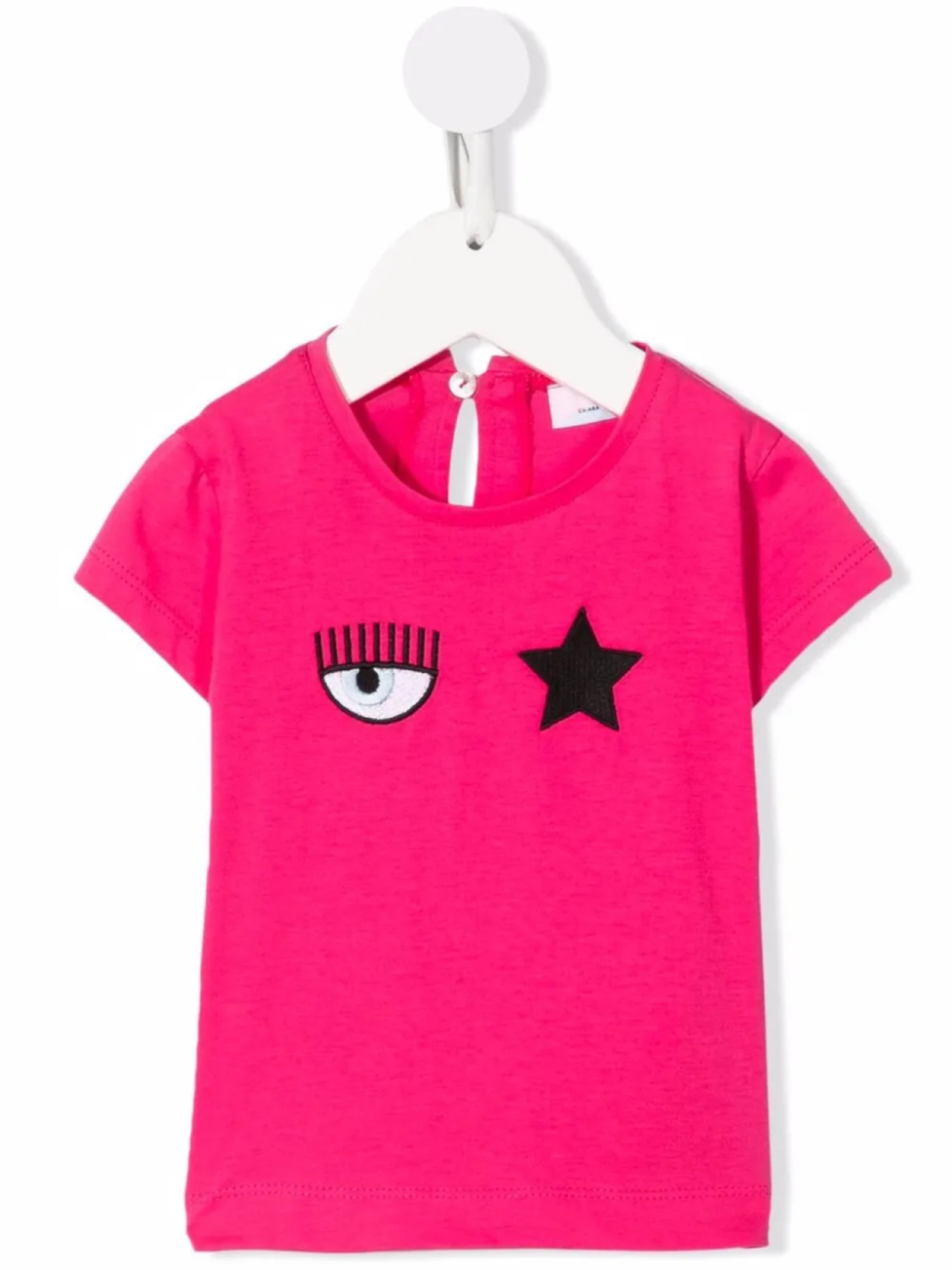

Футболка с принтом Chiara Ferragni Kids, розовый