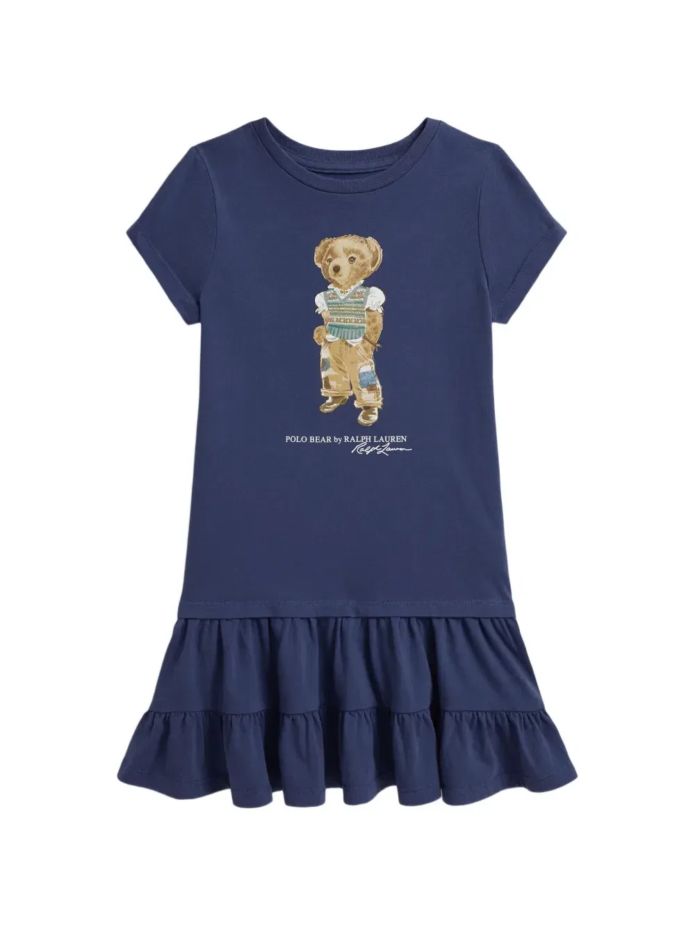 Платье Polo Ralph Lauren Kids, синий