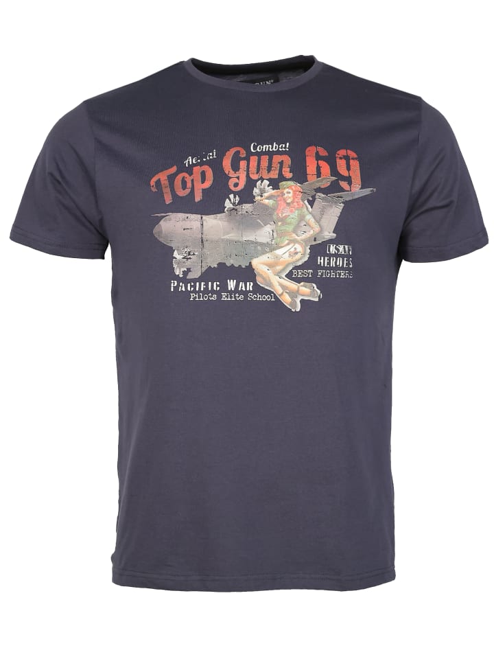 

Футболка TOP GUN, темно-синий