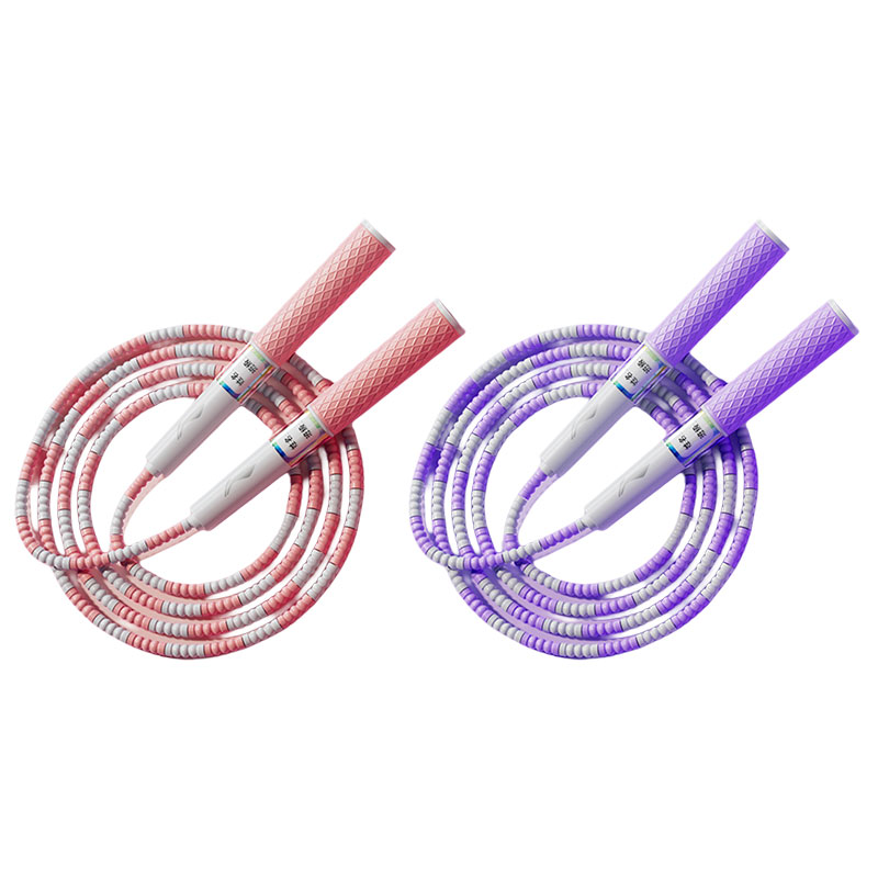 

Скакалка PVC веревка PP ручка Kids 2,8 м LINING, [Two-Pack-Pink+Purple]One For School, One For Home.