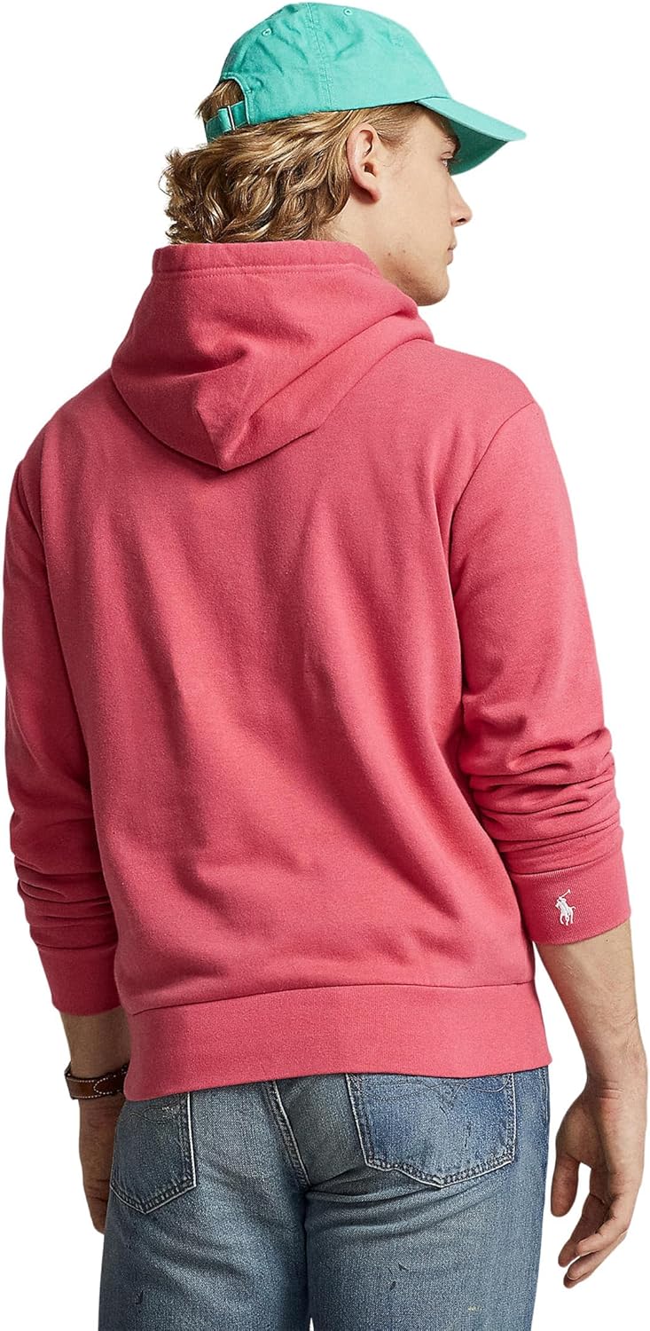 POLO RALPH LAUREN Мужская худи с логотипом из флиса, Nantkt Red — фото 2