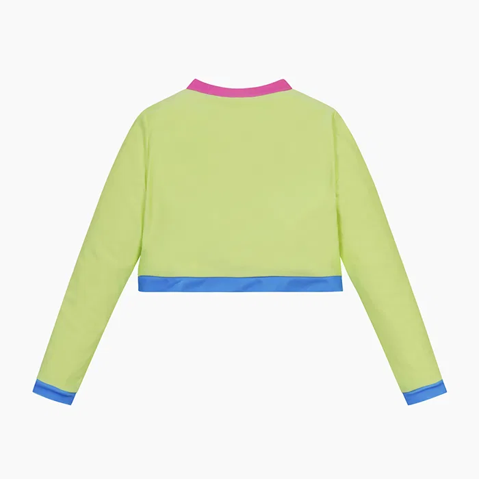 Детский зелёный комплект для плавания с принтом пальм от Benetton Kids — фото 4