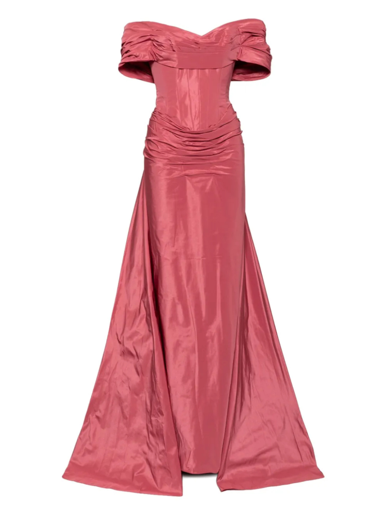 

Платье с рюшами Zuhair Murad, красный
