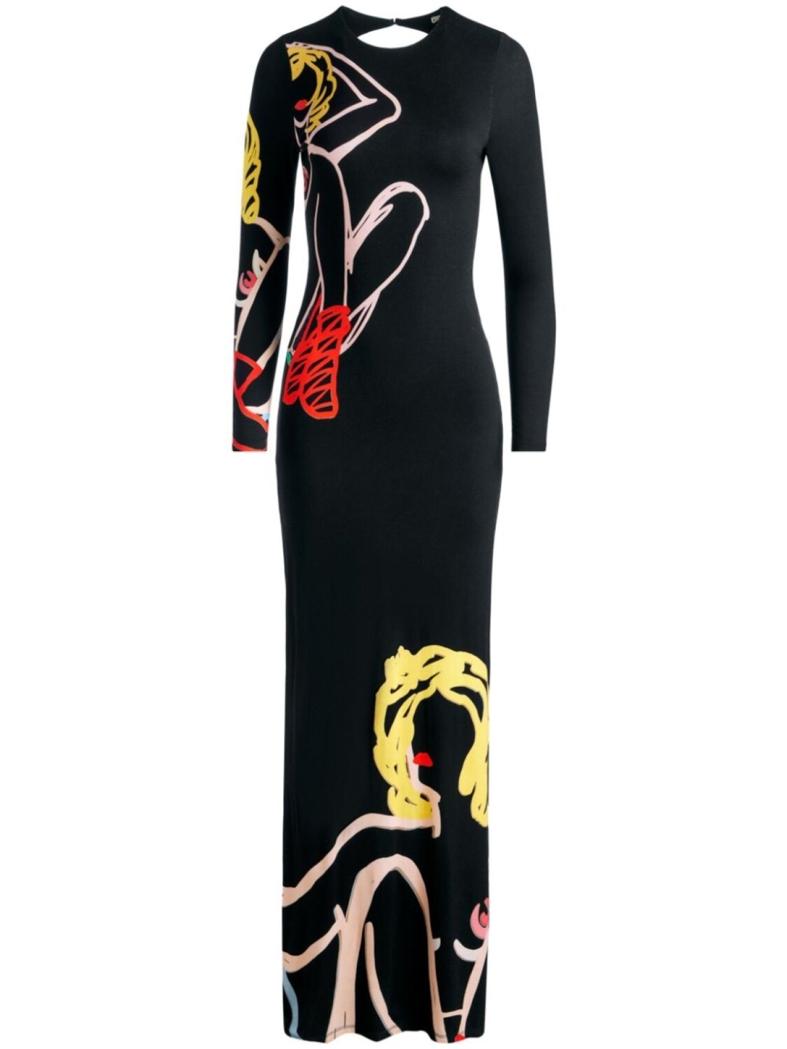 

Alice + olivia длинное платье Delora