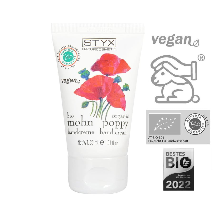 

Крем для рук - Мак - Styx Naturcosmetic - 30 мл