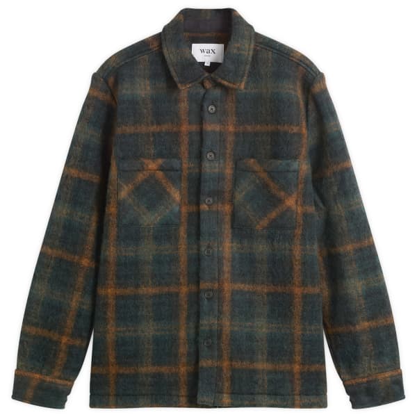 

Рубашка Whiting Drawn Check Wax London, бирюзовый/оранжевый