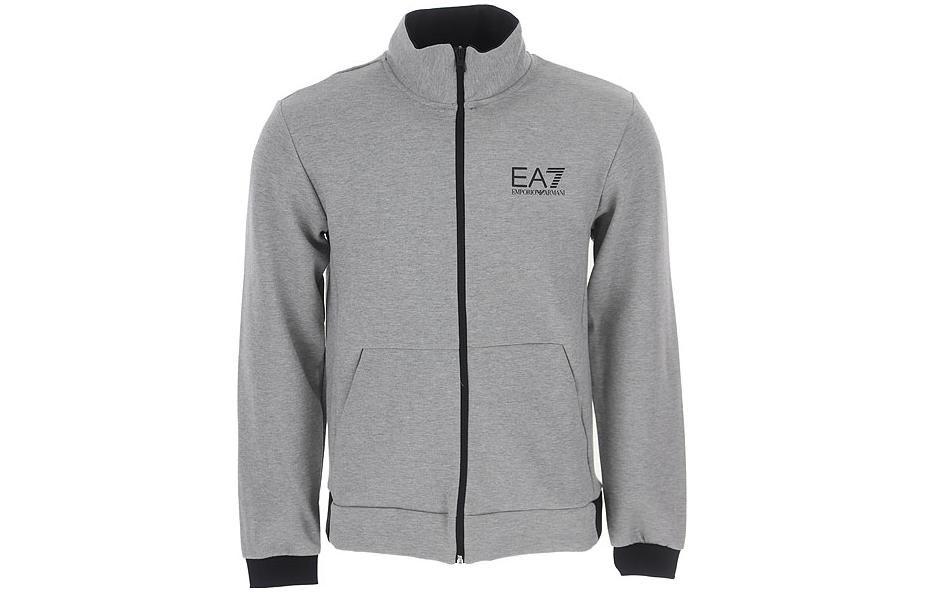 Толстовка EA7 мужская EMPORIO ARMANI, серый — фото 3