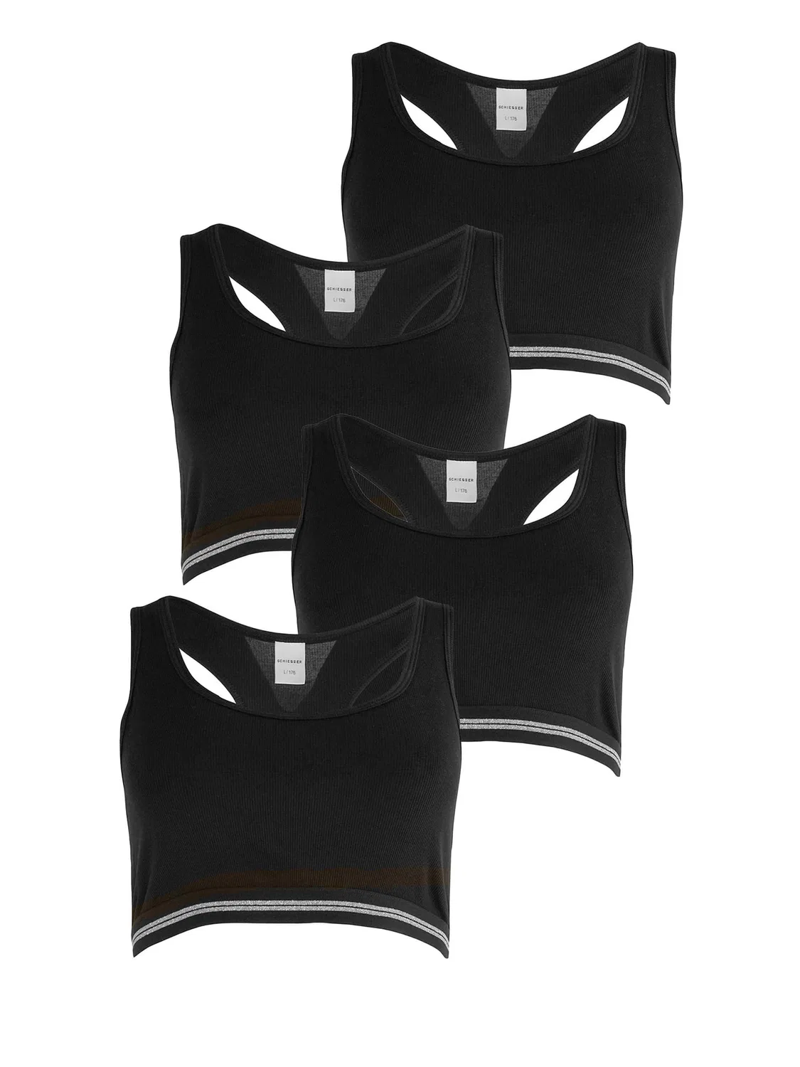 Бюстье Long Life Rib Schiesser, черный
