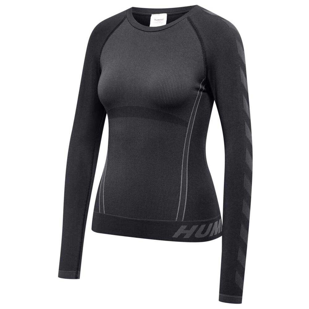 

Футболка с длинным рукавом Hummel Christel Seamless, черный
