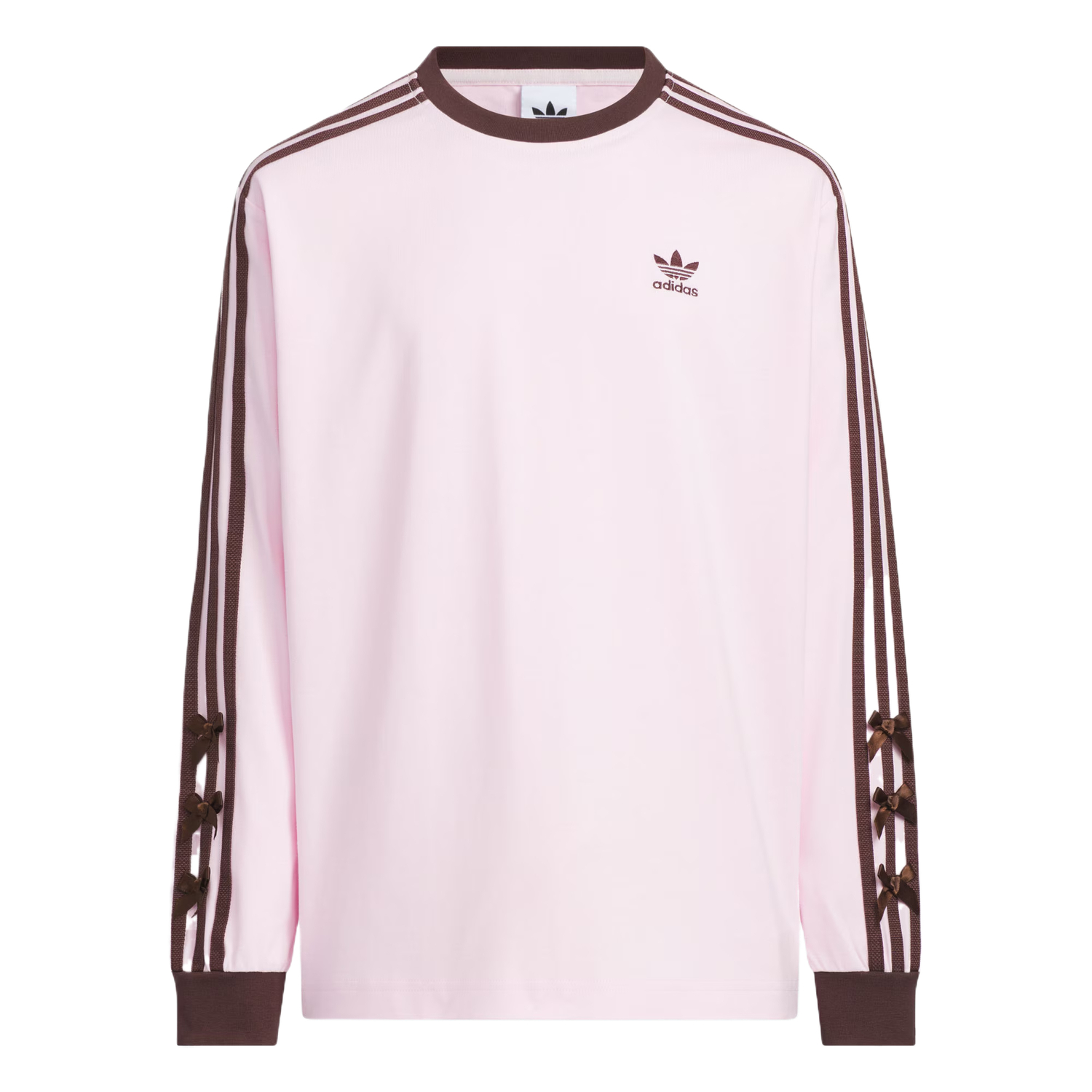 

Детская футболка Adidas Originals, розовый/темно-коричневый