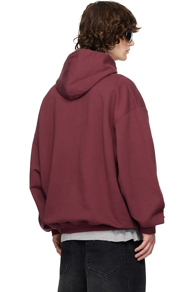 Vetements Красная туристическая толстовка с капюшоном "брюгге" — фото 3