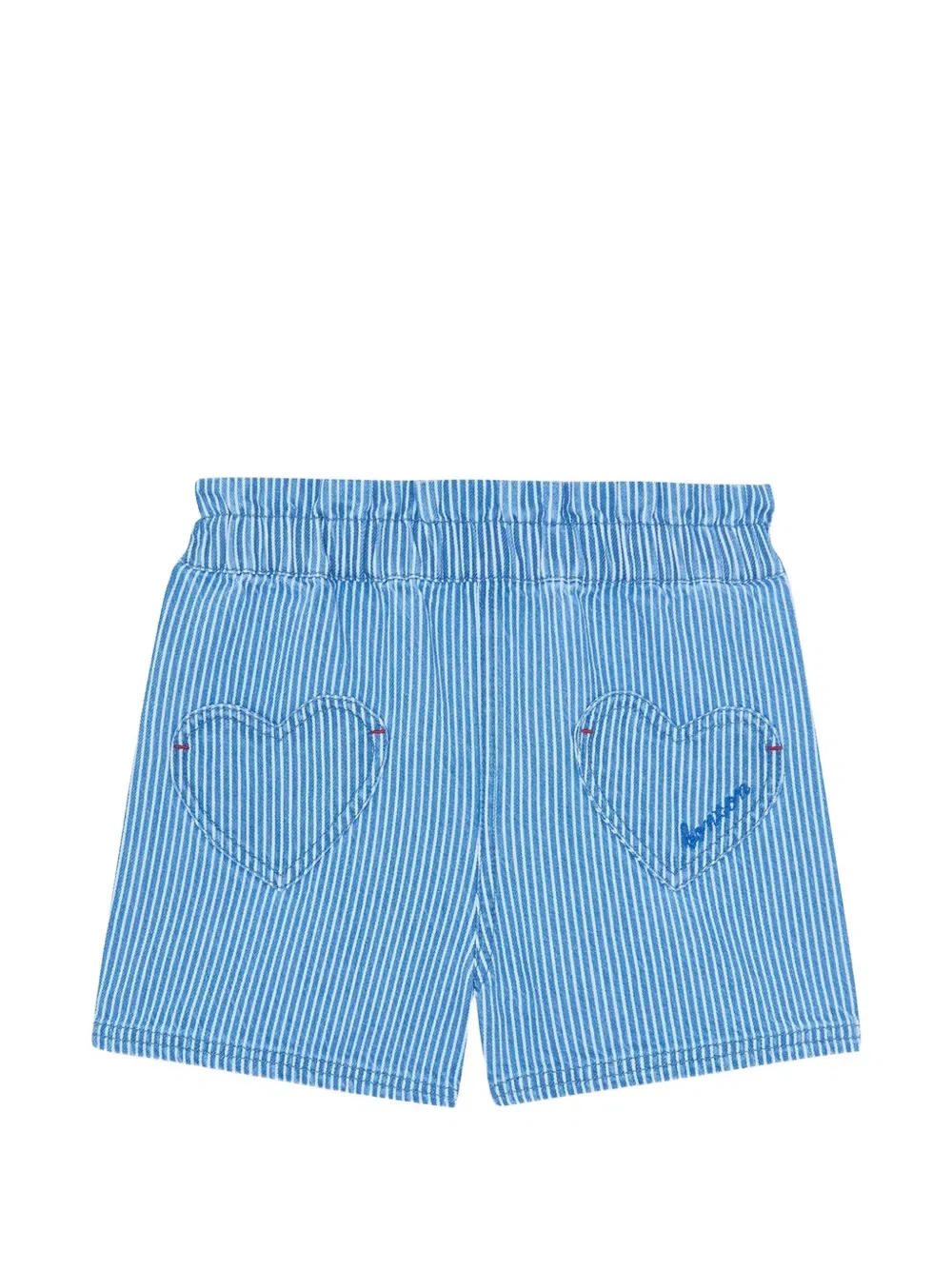Шорты Мелани в полоску с сердечками Bonton, синий