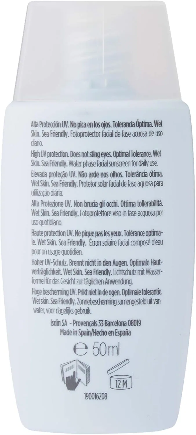 Солнцезащитный крем для лица ISDIN Fotoprotector Fusion Water SPF50+ 50 мл — фото 3