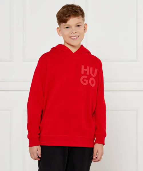 

Толстовка Regular fit Hugo Kids, красный