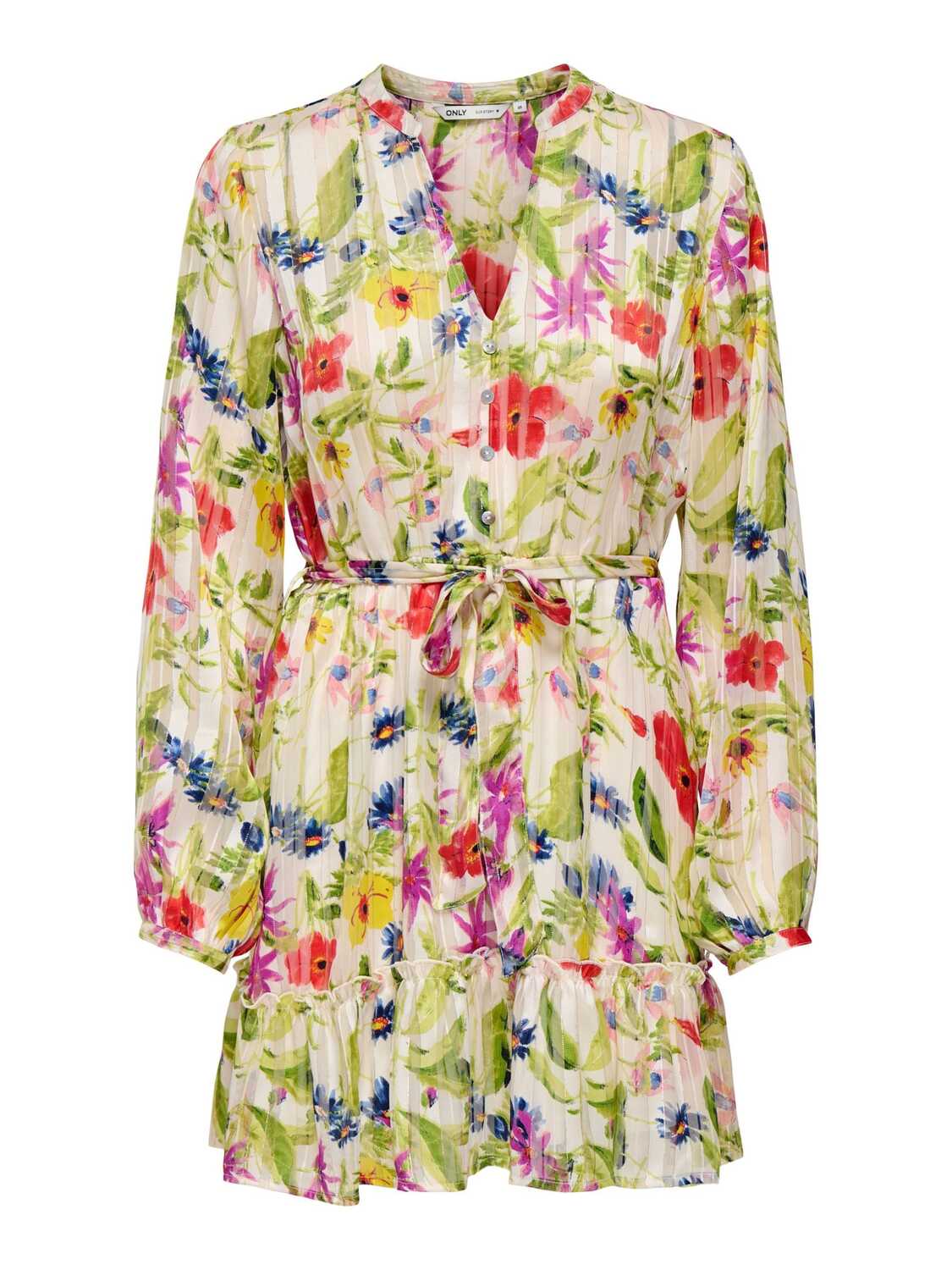 

ONLY Платье-рубашка 'ONLAvery' в бежевом цвете