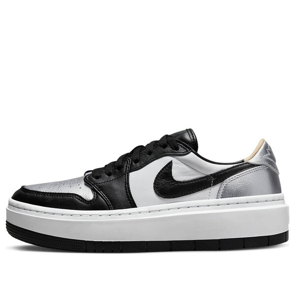 Кроссовки 1 elevate low se 'silver toe' Air Jordan, серебряный