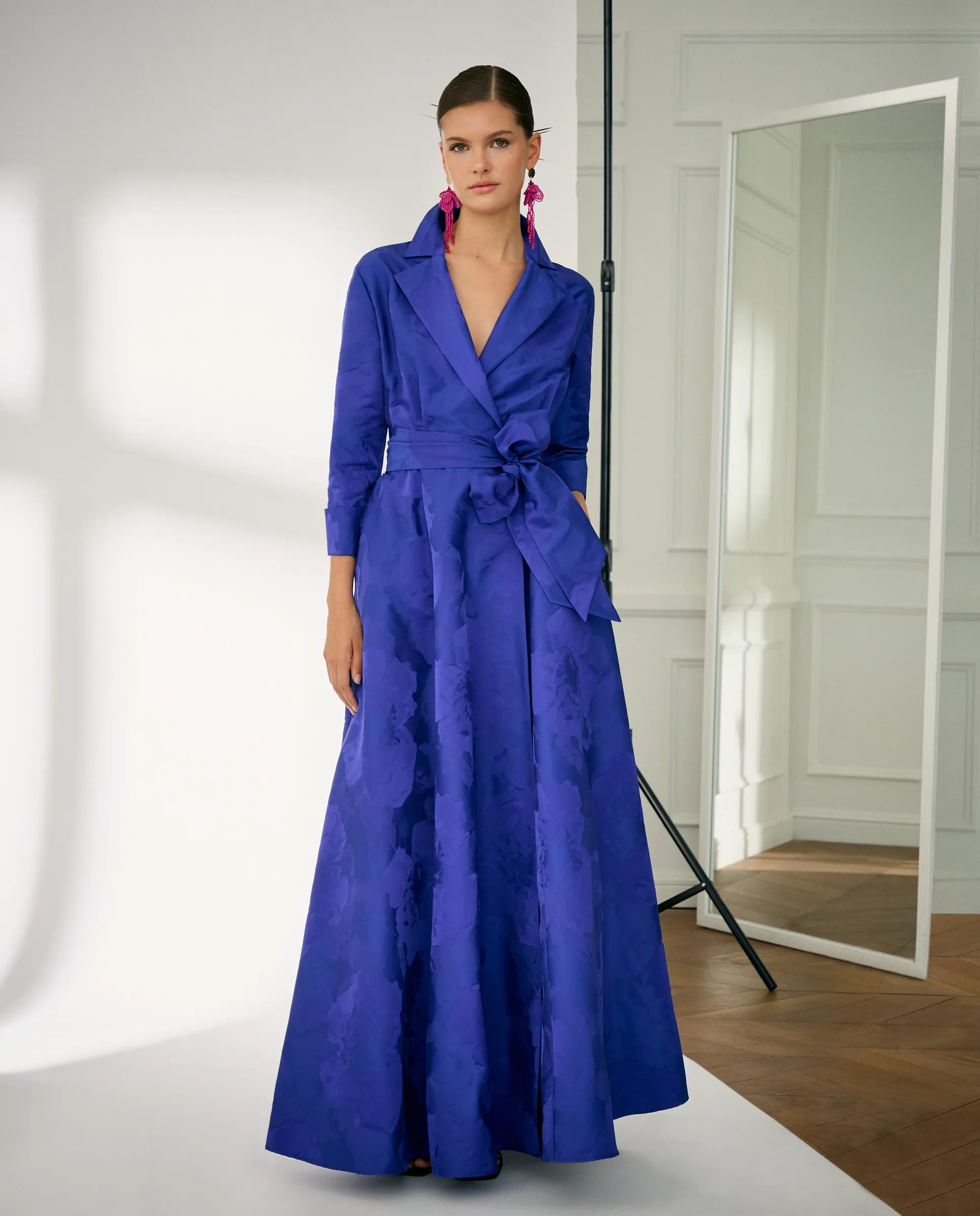 

Длинная рубашечная блузка Woman Fiesta El Corte Inglés, темно-синий