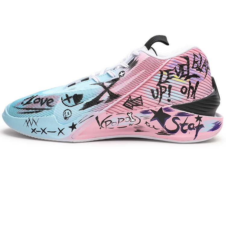 

Мужские баскетбольные кроссовки GT Jump Academy EP с высоким верхом Nike, синий розовый gradient