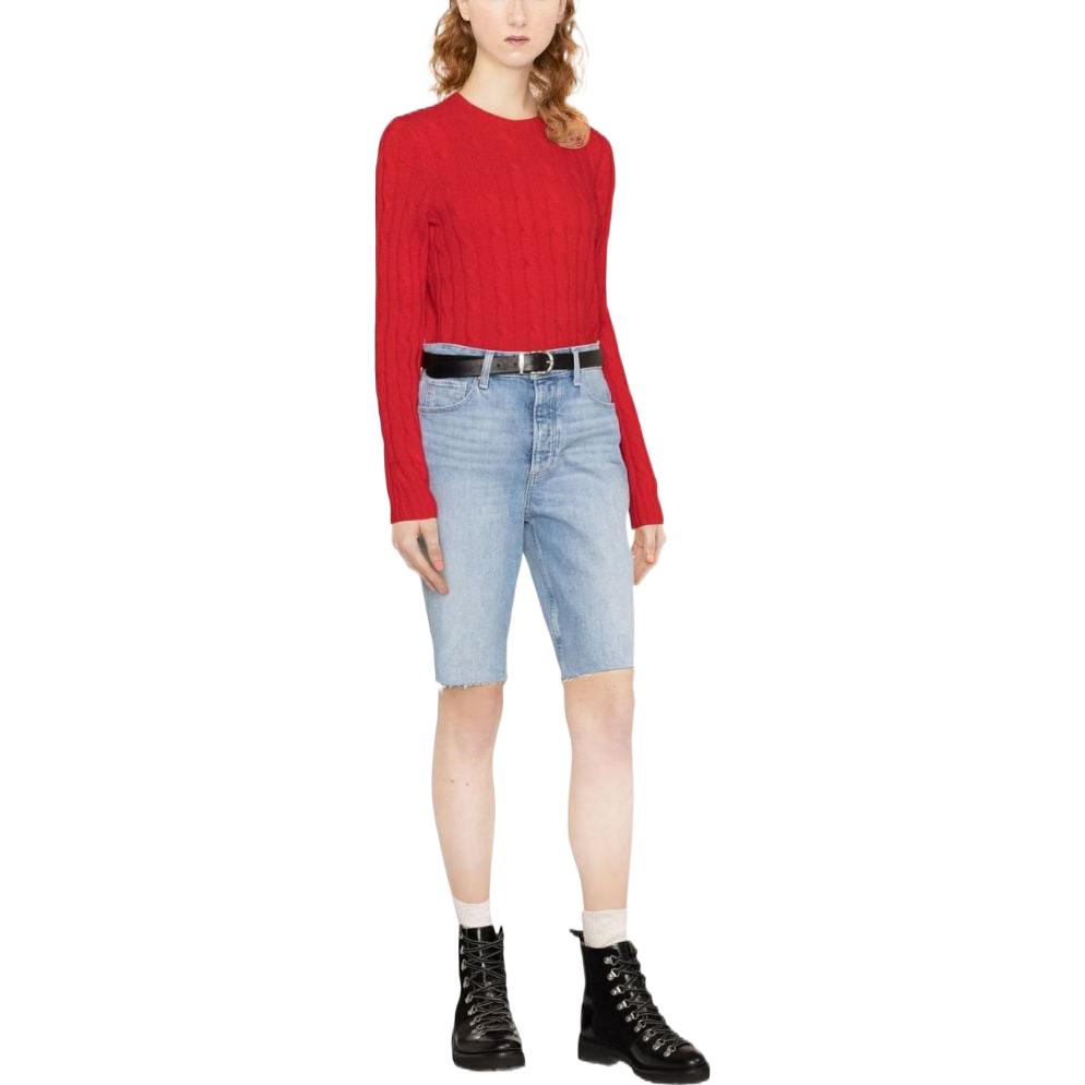 Julianna Cable knit Jumper Polo Ralph Lauren, красный — фото 4