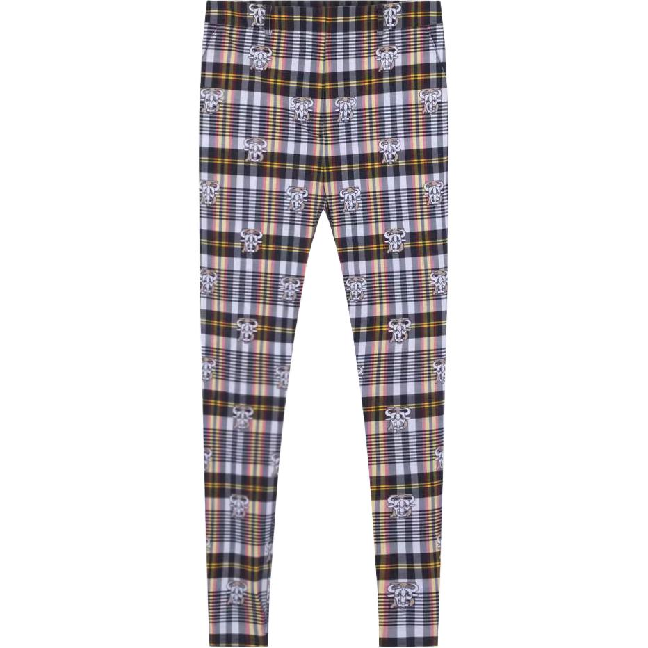 Брюки Burberry, женские, мультиколор, повседневные, мультицветные — фото 3