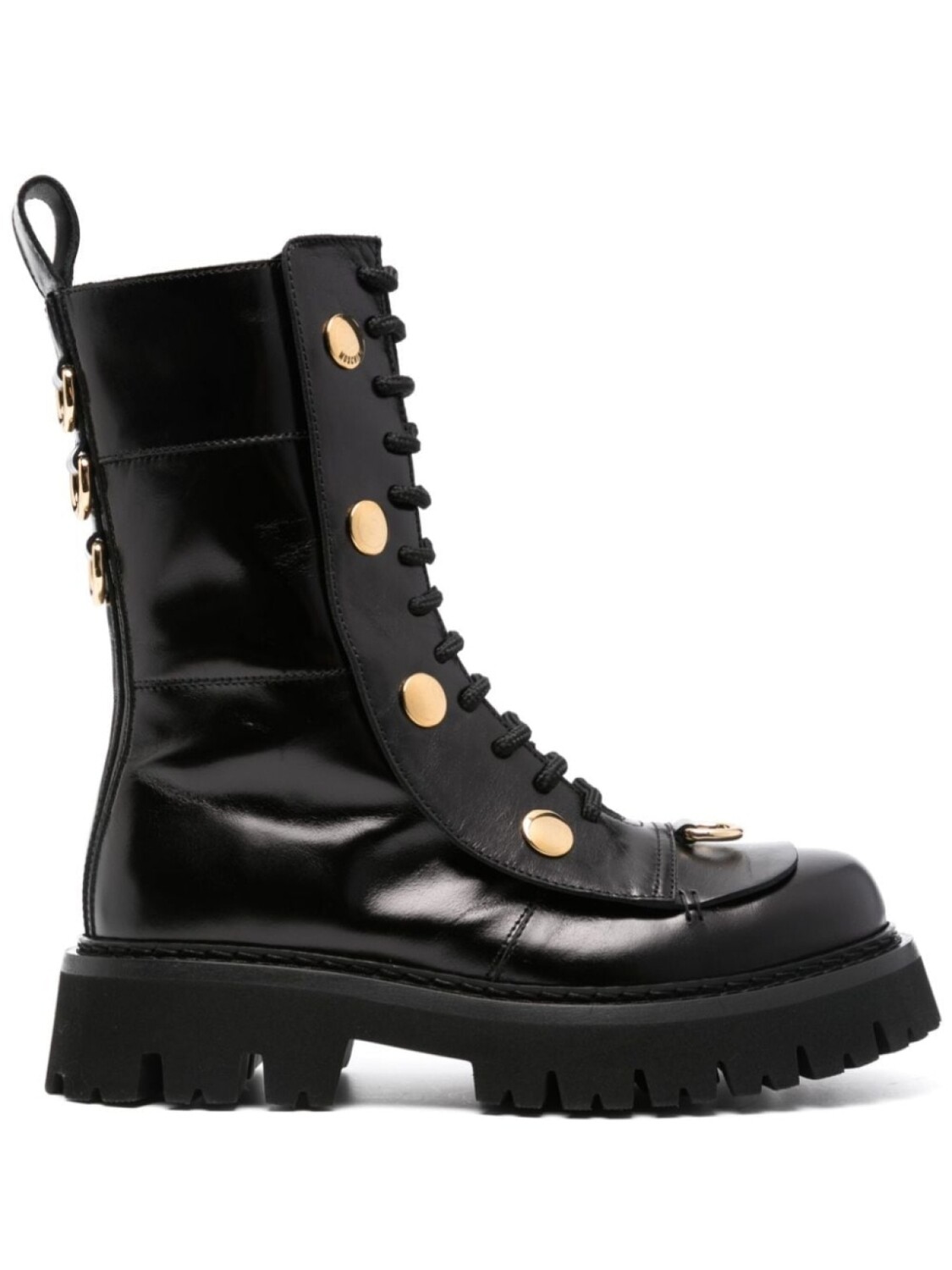 

Moschino ботинки с шипами, черный