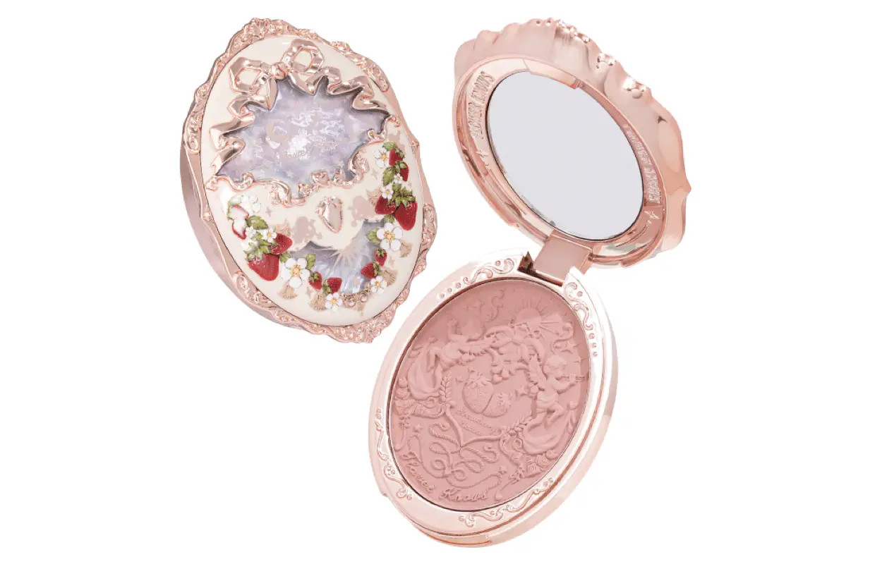 FlowerKnows Strawberry Rococo рельефный румянец для сияющего тона кожи 5г Flower Knows — фото 2