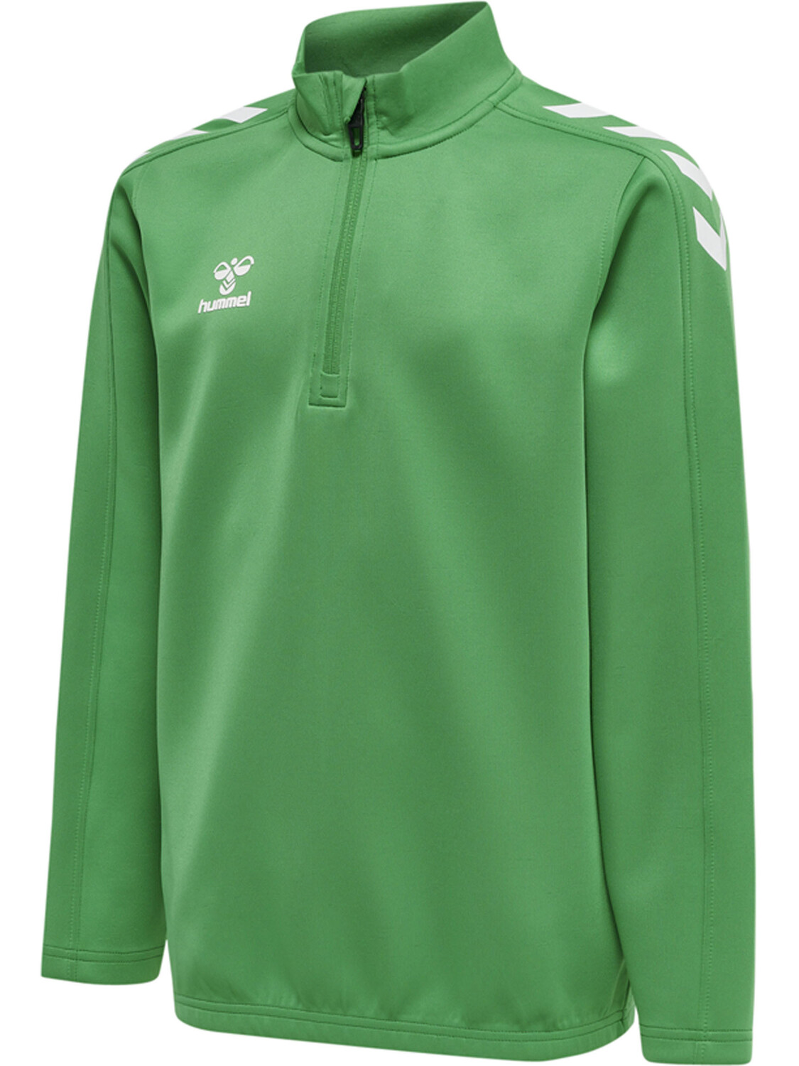 Толстовка Hummel Mit Kurzem Reißverschluss Hmlcore Xk Half Zip Poly Sweat Kids, цвет JELLY BEAN — фото 4