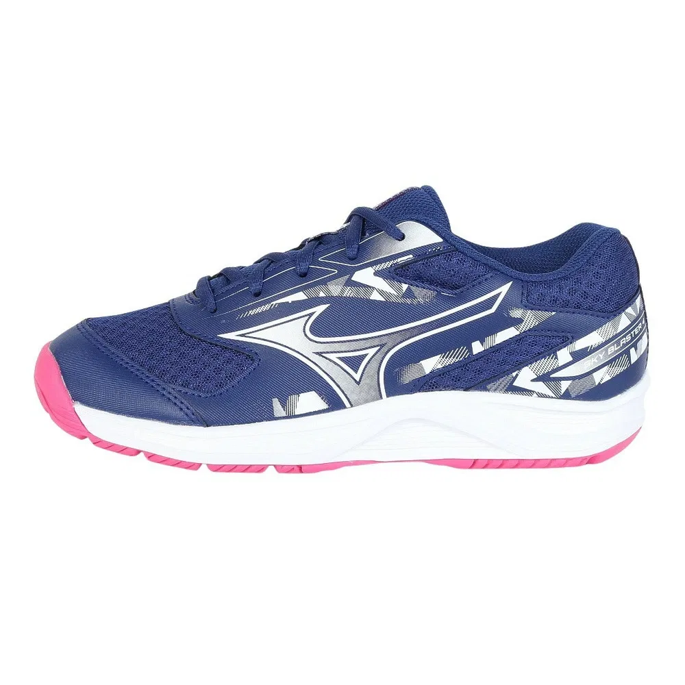 Кроссовки для бадминтона «Sky Blaster 4» от Mizuno, Navy X White — фото 3