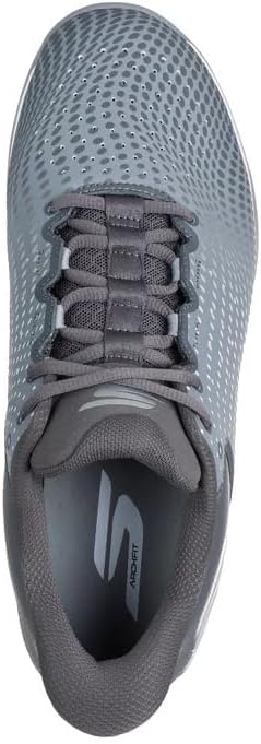 Мужские кроссовки Skechers Viper Court Reload с легким надеванием без рук, серый/угольный — фото 3